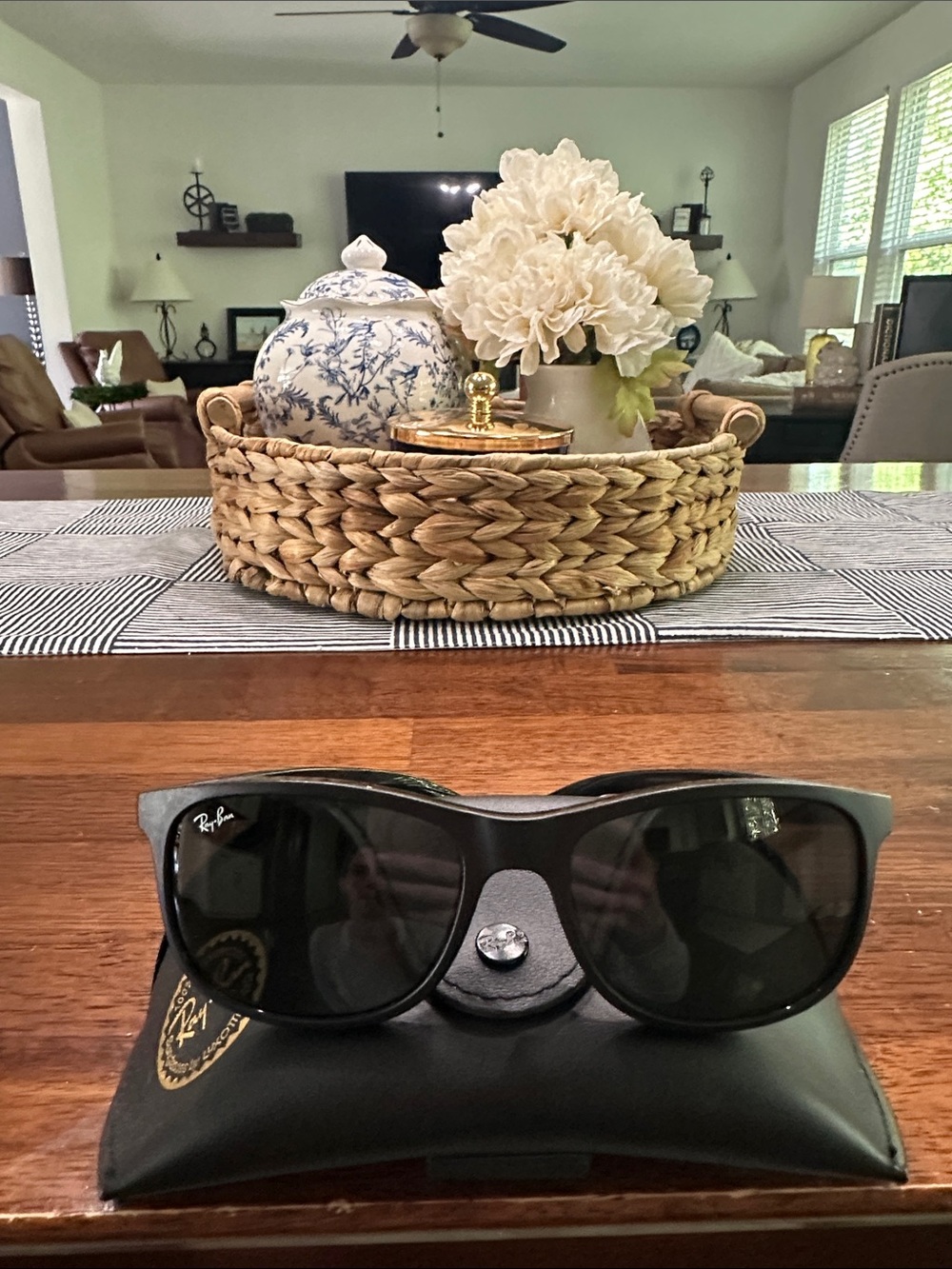 Ray-Ban Matte Black Sunglasses with Dark Lenses